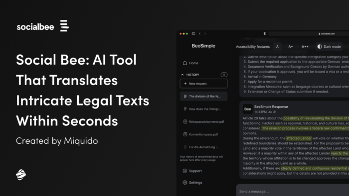 Social Bee: ferramenta de IA que traduz textos jurídicos complexos em segundos