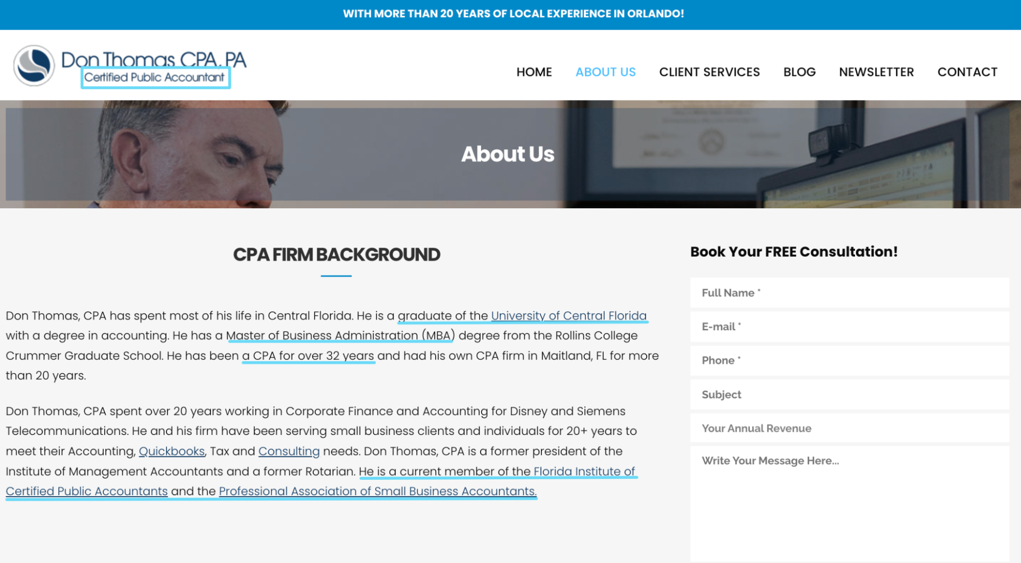 Bukti sosial Don Thomas CPA