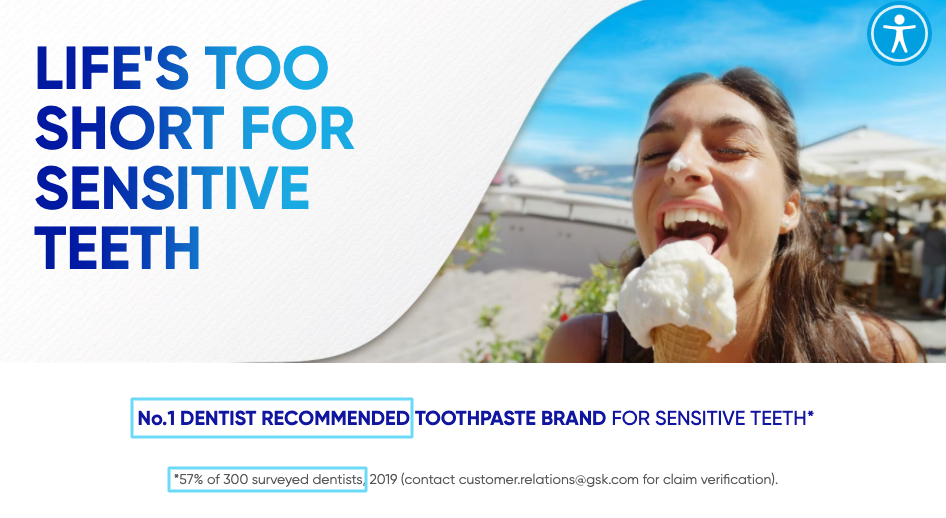 Bukti sosial Sensodyne