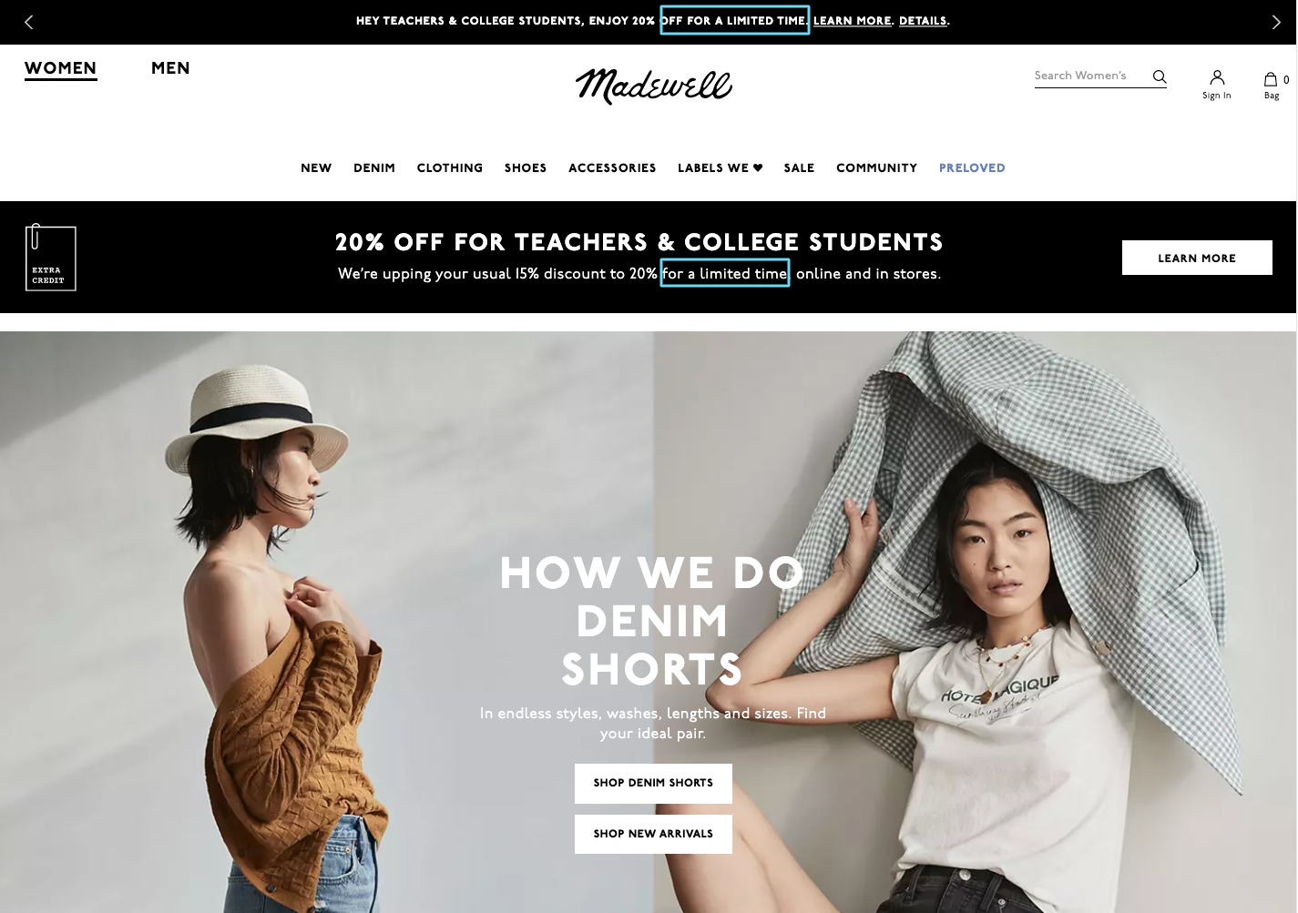 Bukti sosial Madewell