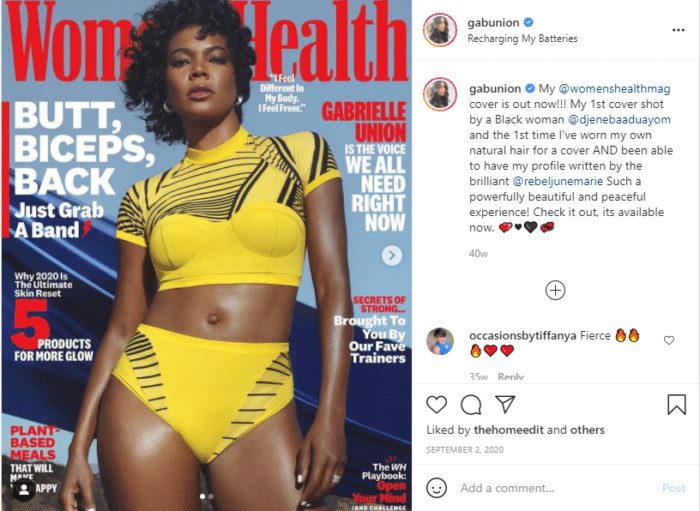 model instagram gabrielle union