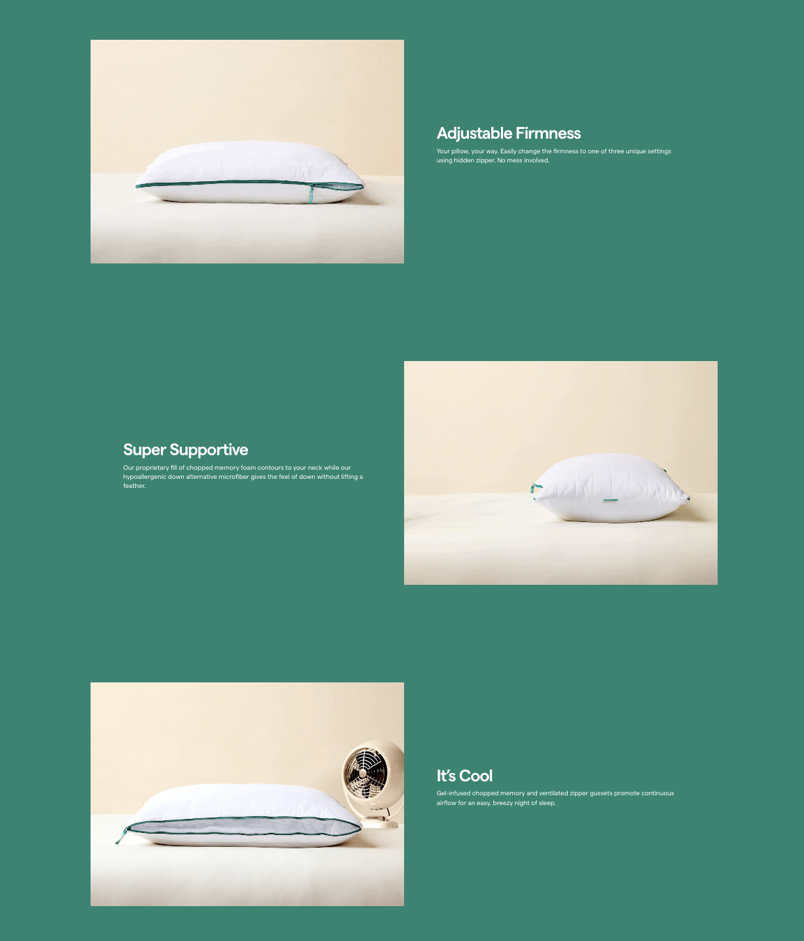 Ruang putih bantal Marlow