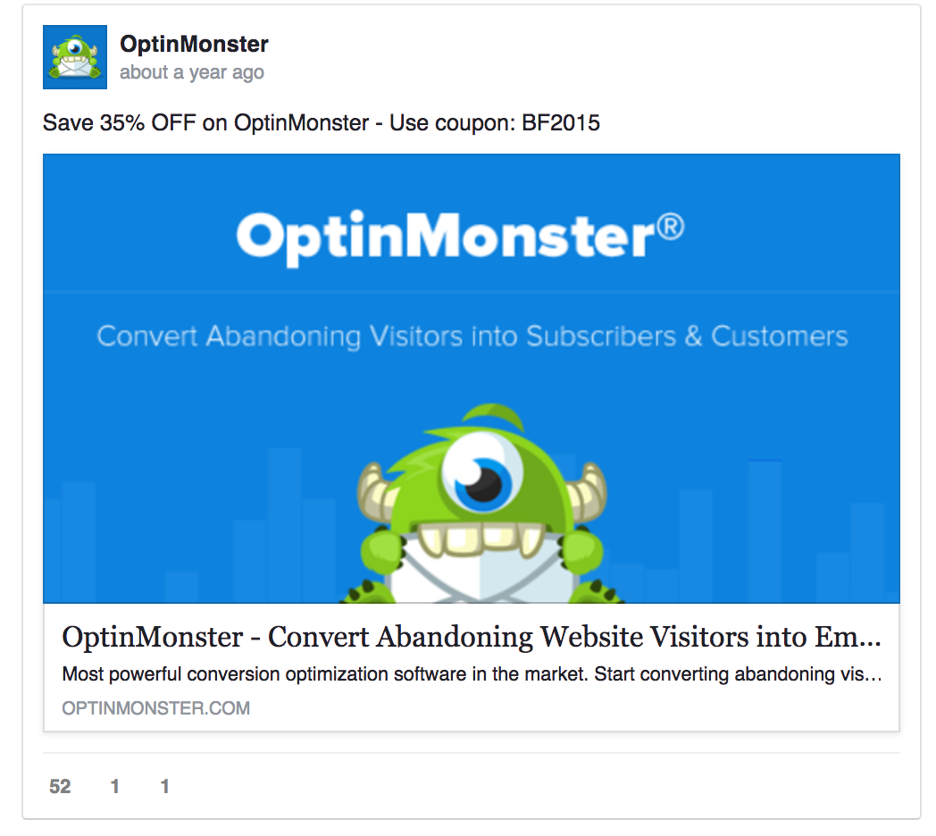 Iklan Facebook OptinMonster