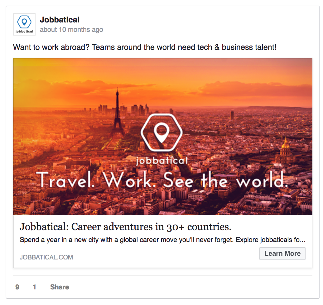 Iklan Facebook pekerjaan