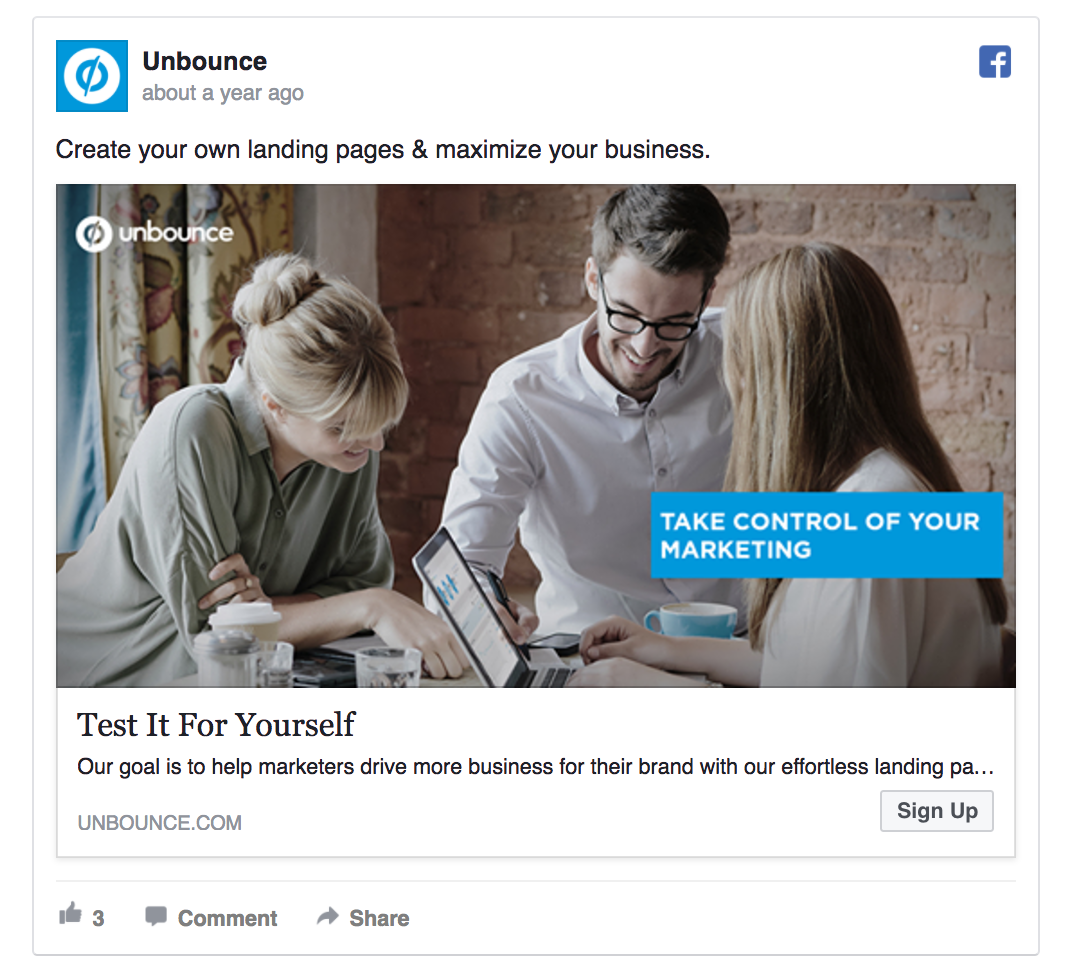 Lepaskan iklan Facebook