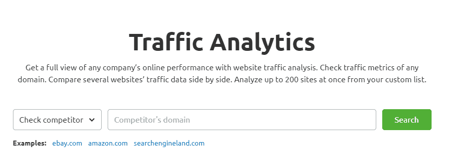 semrush-流量分析