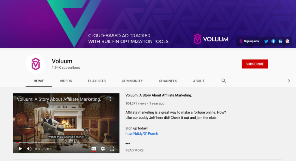 VL 聯盟營銷 YouTube 頻道