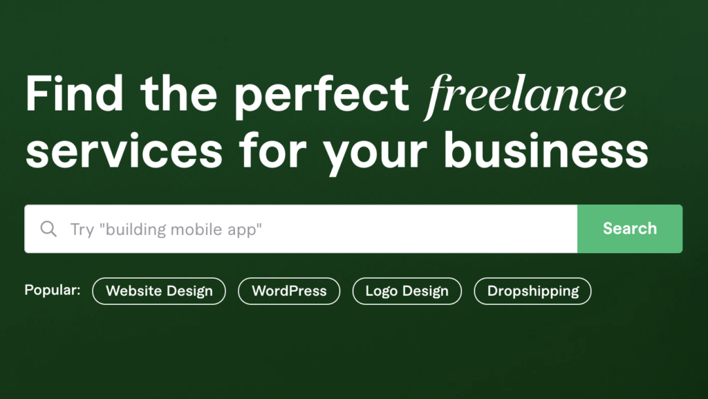 Fiverr un mercato freelance