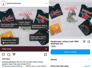 spraw, aby tagi zakupowe na instagramie można było kupić