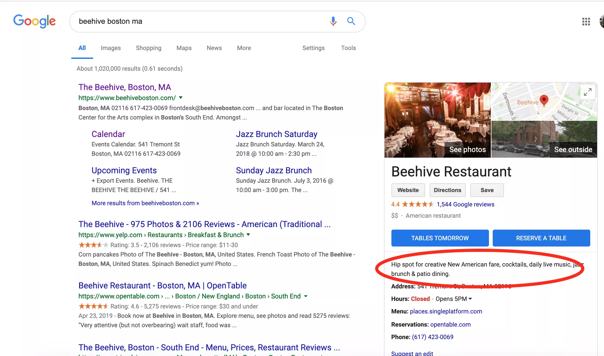 google la mia scheda di attività commerciale