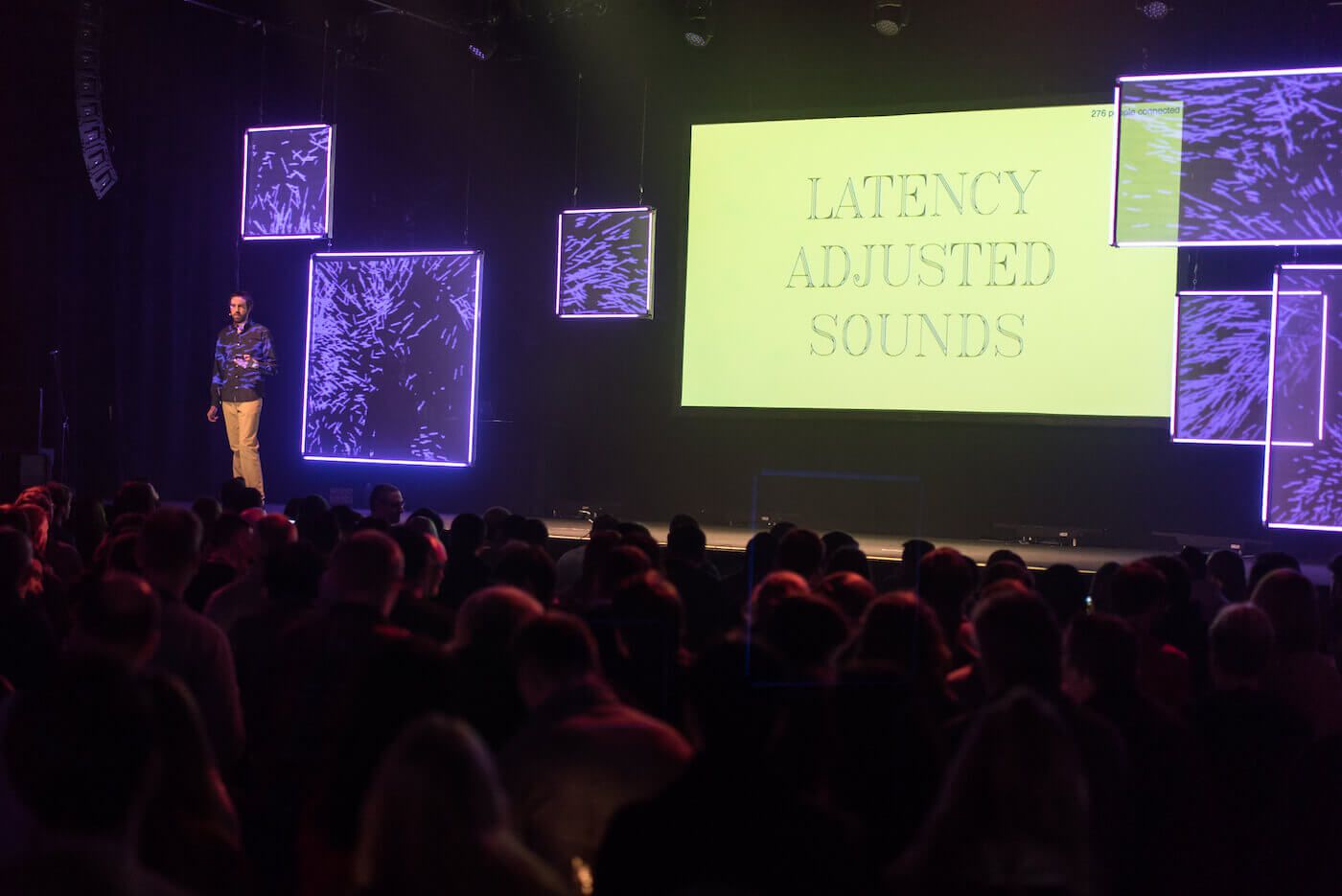Notre événement axé sur l'ingénierie, Building Intercom, à Vicar Street à Dublin, Irlande, novembre 2017