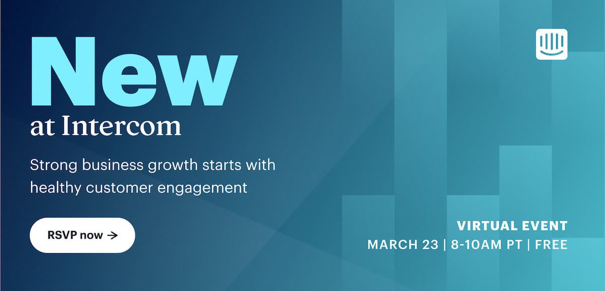 New at Intercom CTA