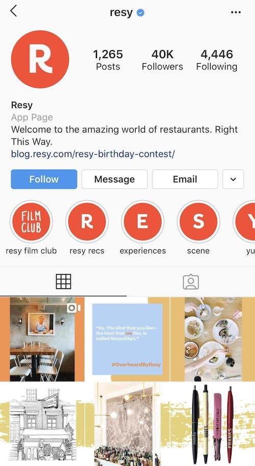 resy-restaurant-reviewer-instagram-个人资料