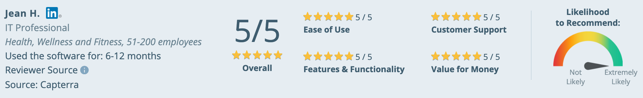 Nextiva Recensioni: Capterra Recensione 5