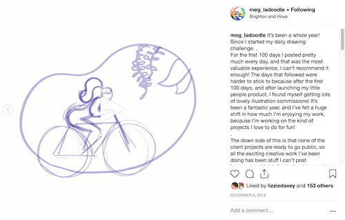 MegLadoodleInstagramアーティスト