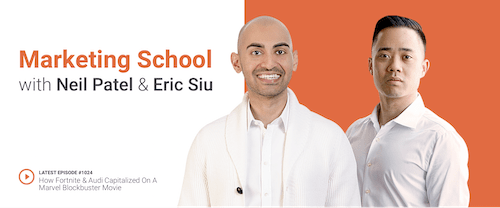 Scuola di marketing con Neil Patel ed Eric Siu