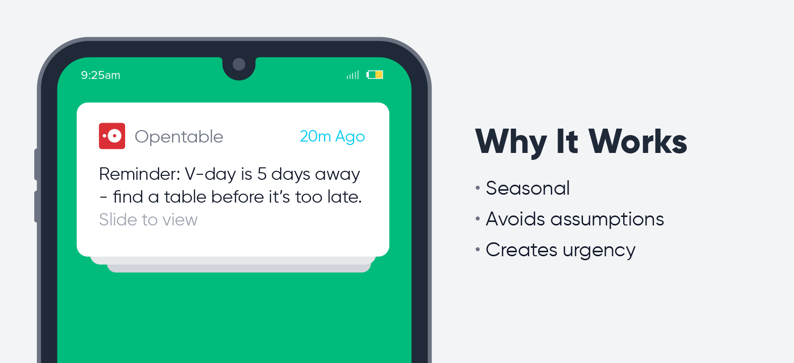 Opentable - 推送通知最佳实践