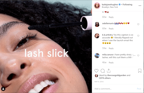 glossier-instagram-influencer-kampania-marketingowa