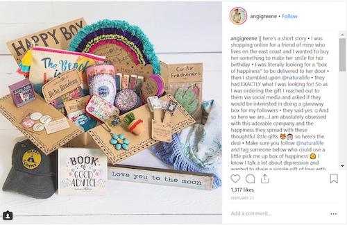 Kampania marketingowa Natural Life na Instagramie