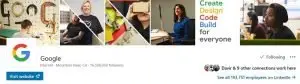 criar uma página da empresa no linkedin - google