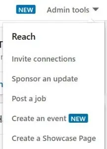 criar uma página de demonstração no linkedin