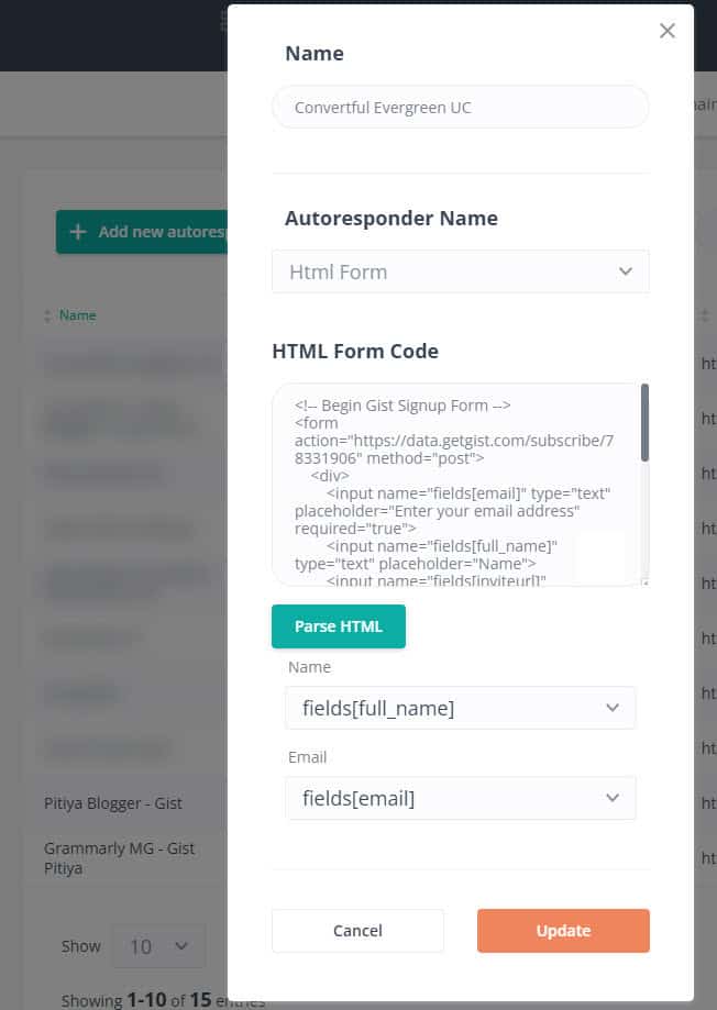 upviral-html-form-integration
