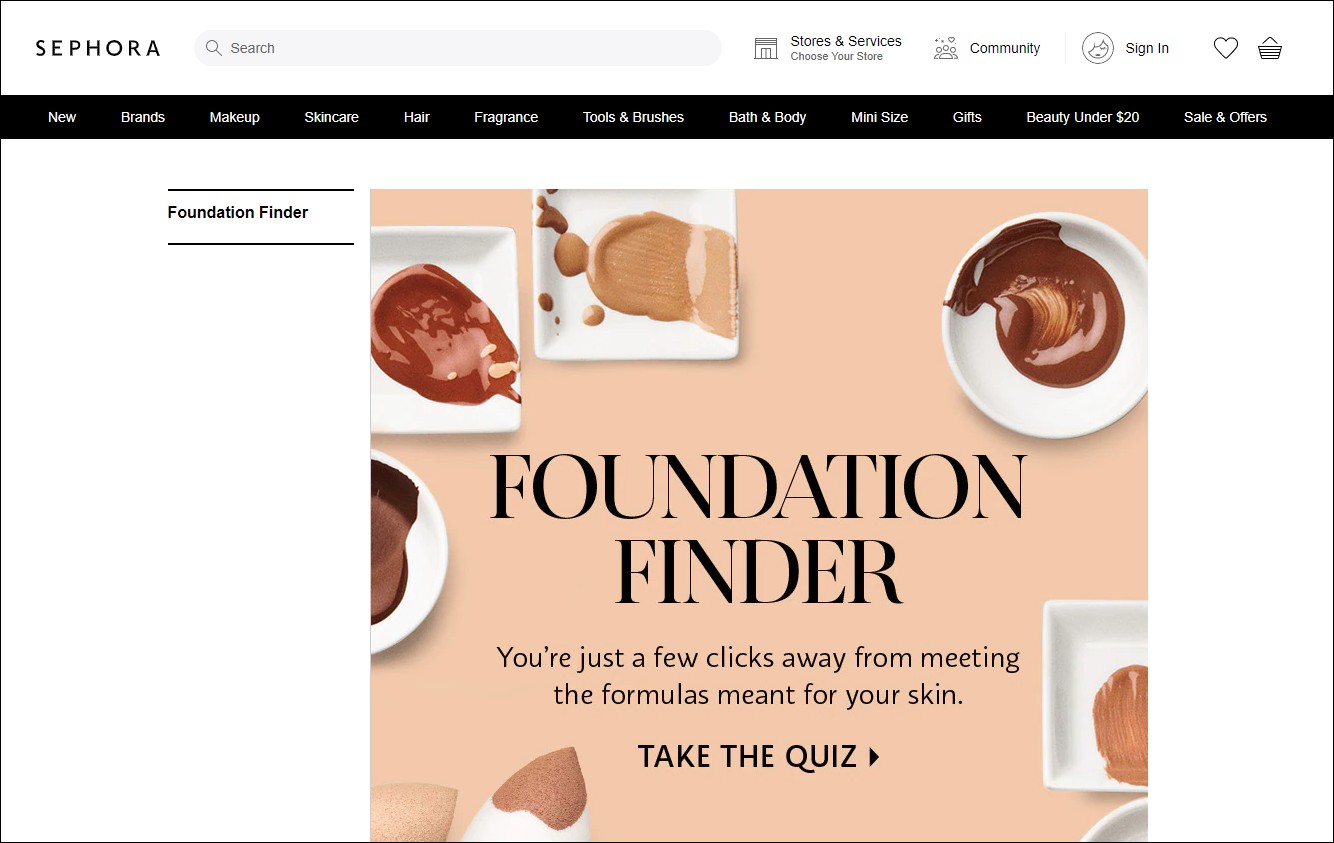 Sephora example