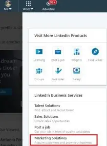 LinkedIn-Werbekonto erstellen