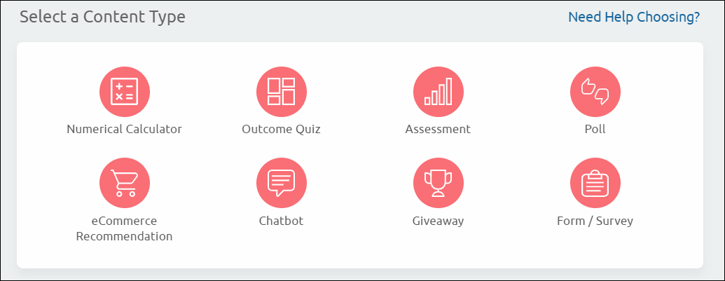 أداة Free Outgrow لأنواع المحتوى لزيادة حركة المرور على الموقع