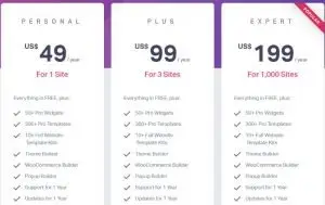 elementor pro 评论定价