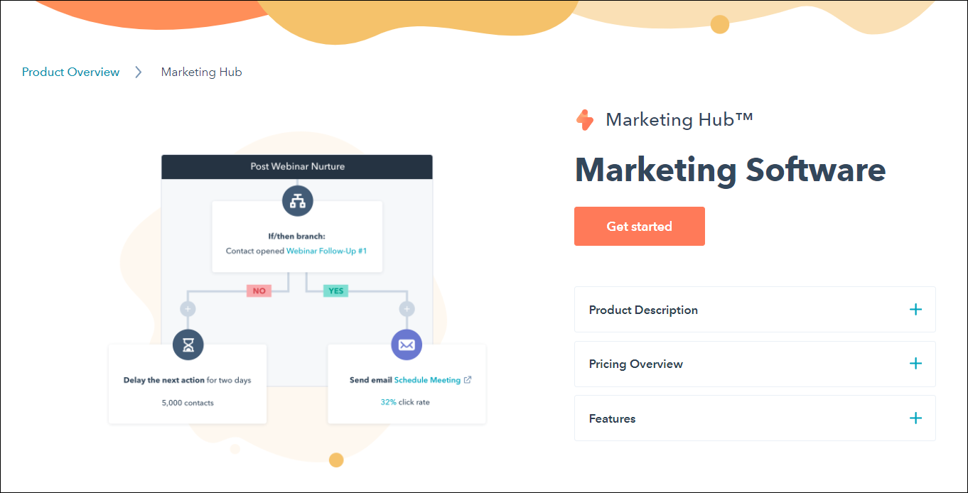 HubSpot 的營銷軟件提供了一系列強大的工具，包括網絡潛在客戶培養序列。