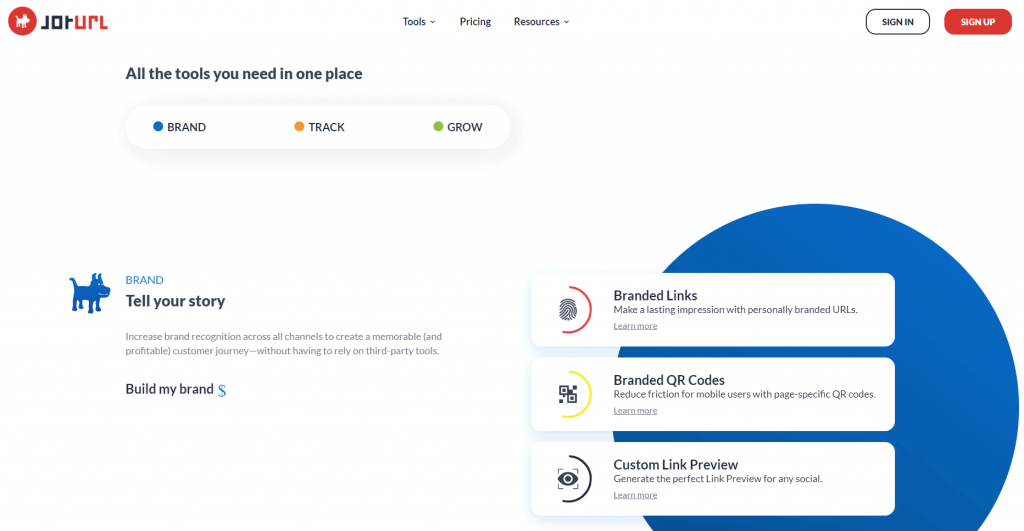 joturl-homepage