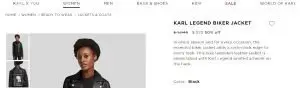 客户体验示例 - karl lagerfeld