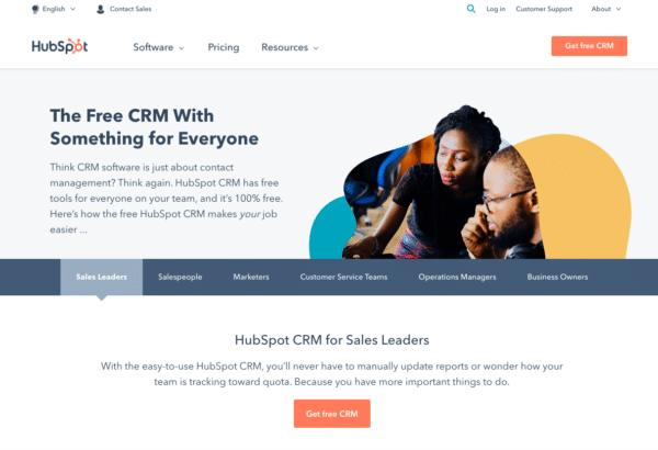 sales-and-crm-hubspot-the-free-CRM-with-some-for-ทุกคน
