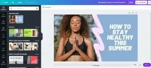 유튜브 썸네일 - canva