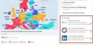 Linkedin-Textanzeige