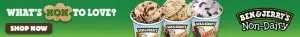 Google 展示广告示例 - ben & jerry's