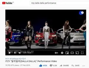 strategie di marketing kpop - video di performance
