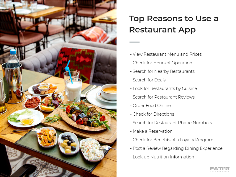 Alasan menggunakan aplikasi Restoran