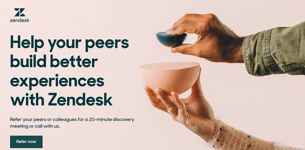 saas 추천 프로그램 예 - zendesk