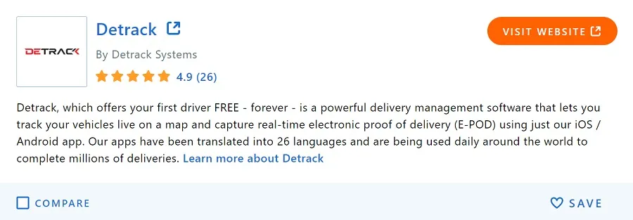 contoh iklan capterra - detrack