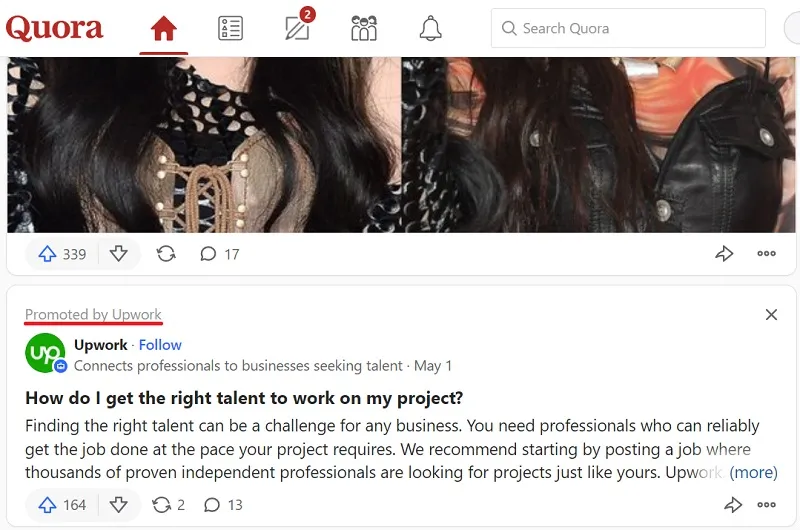 quora 廣告 - 谷歌廣告替代品
