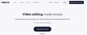 marketing video con veed.io