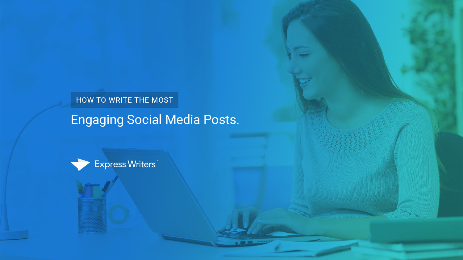 cara menulis posting media sosial