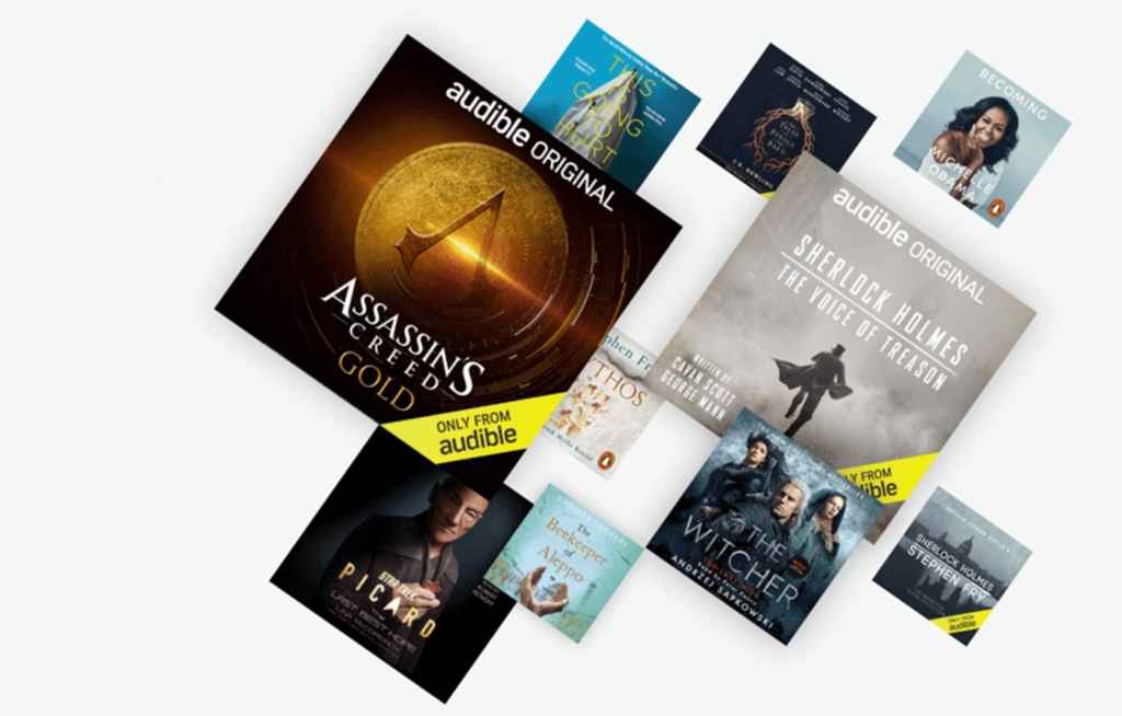 audiobooks | un mozaic de titluri de cărți audio