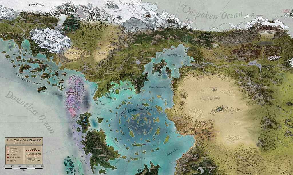 Générateur de cartes fantastiques Wonderdraft | Exemple