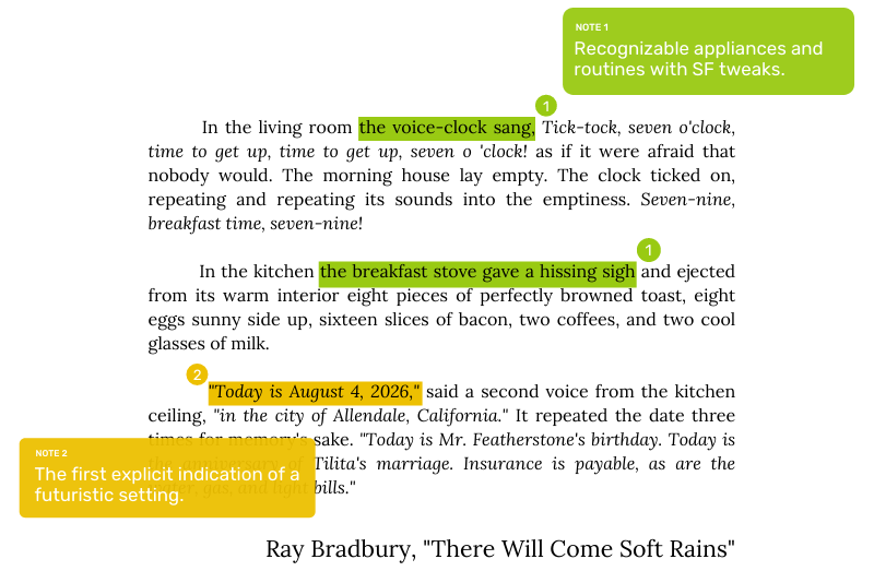写科幻小说 |摘自雷·布拉德伯里（Ray Bradbury）的《小雨将来》