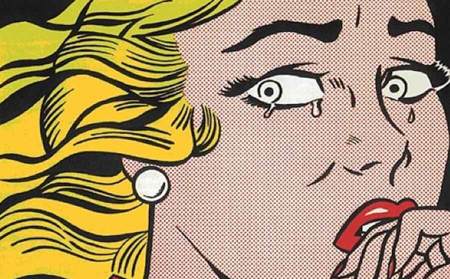 诗歌类型| 高分辨率照片| CLIPARTO列支敦士登的哭泣女孩