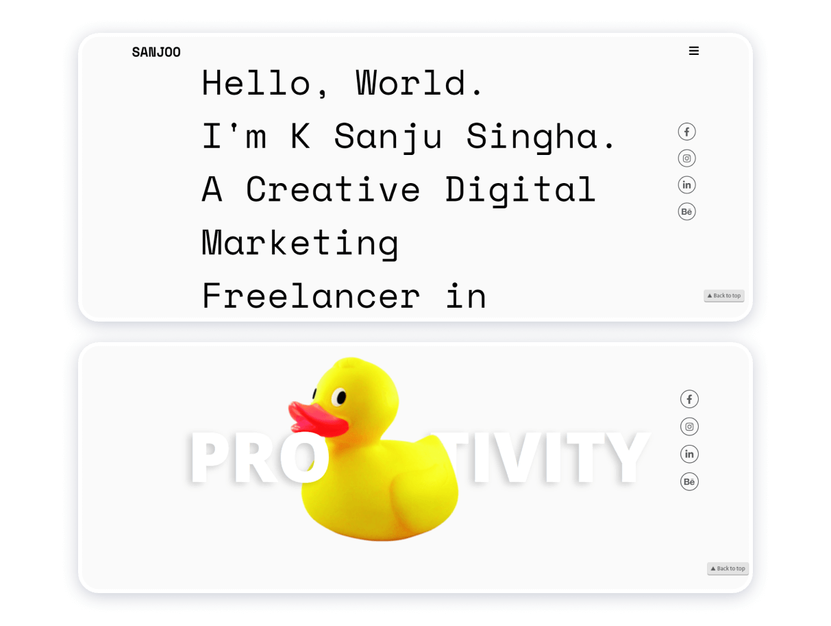 웹 개발자5 portfolio website programmer