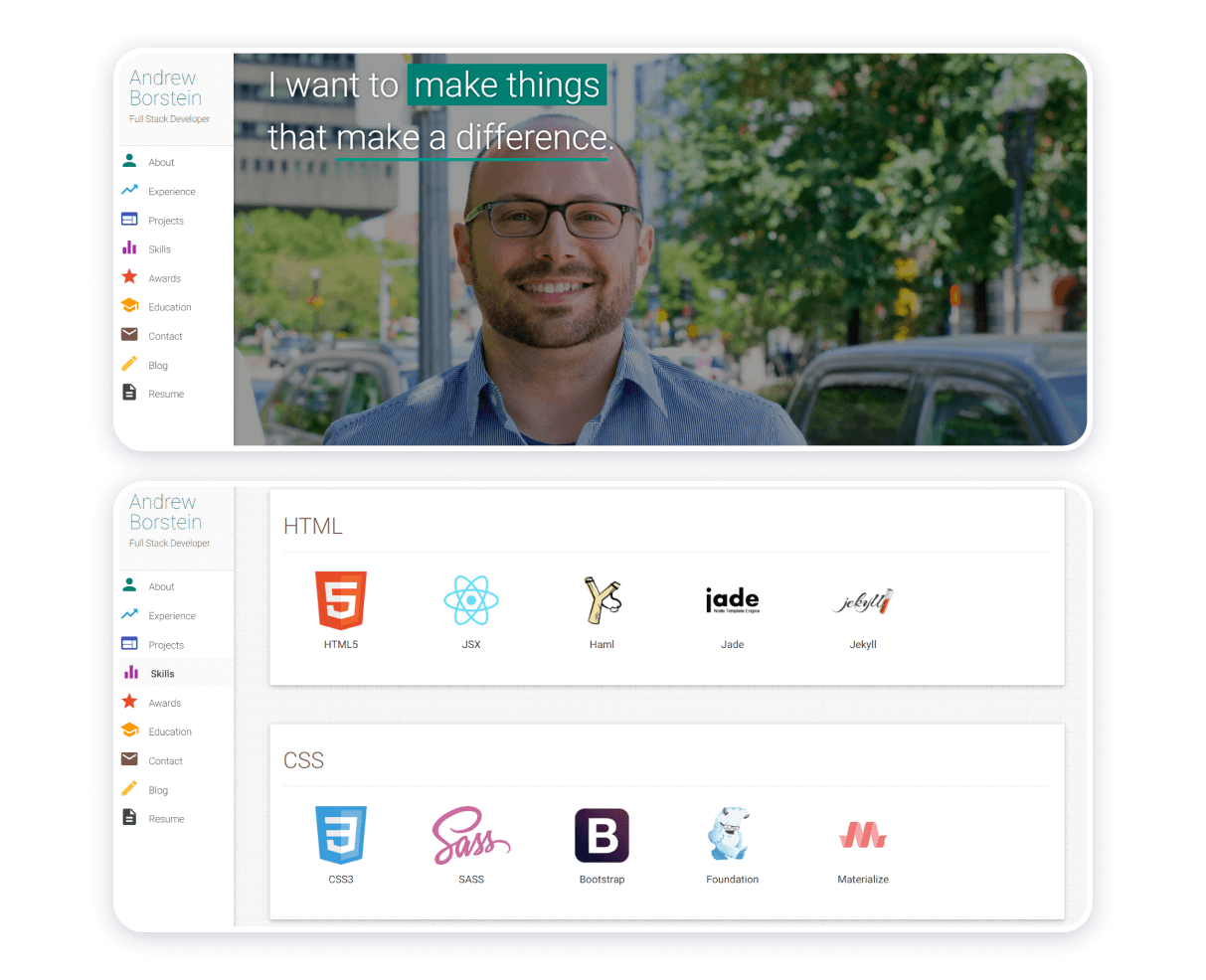웹 개발자3 front end developer portfolio